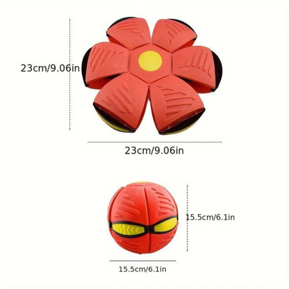 Balon 2 en 1 LED – Frisbee y Pelota – Diversión de Día y de Noche!
