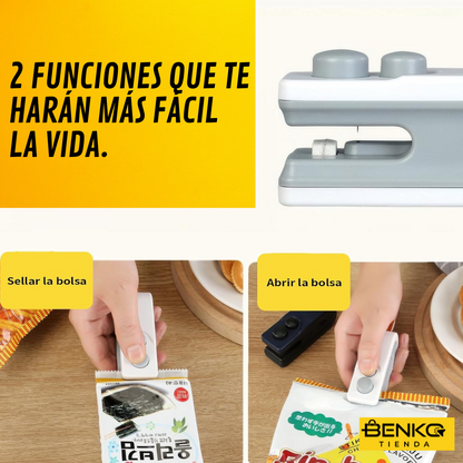 Sellador de Bolsas Recargable!