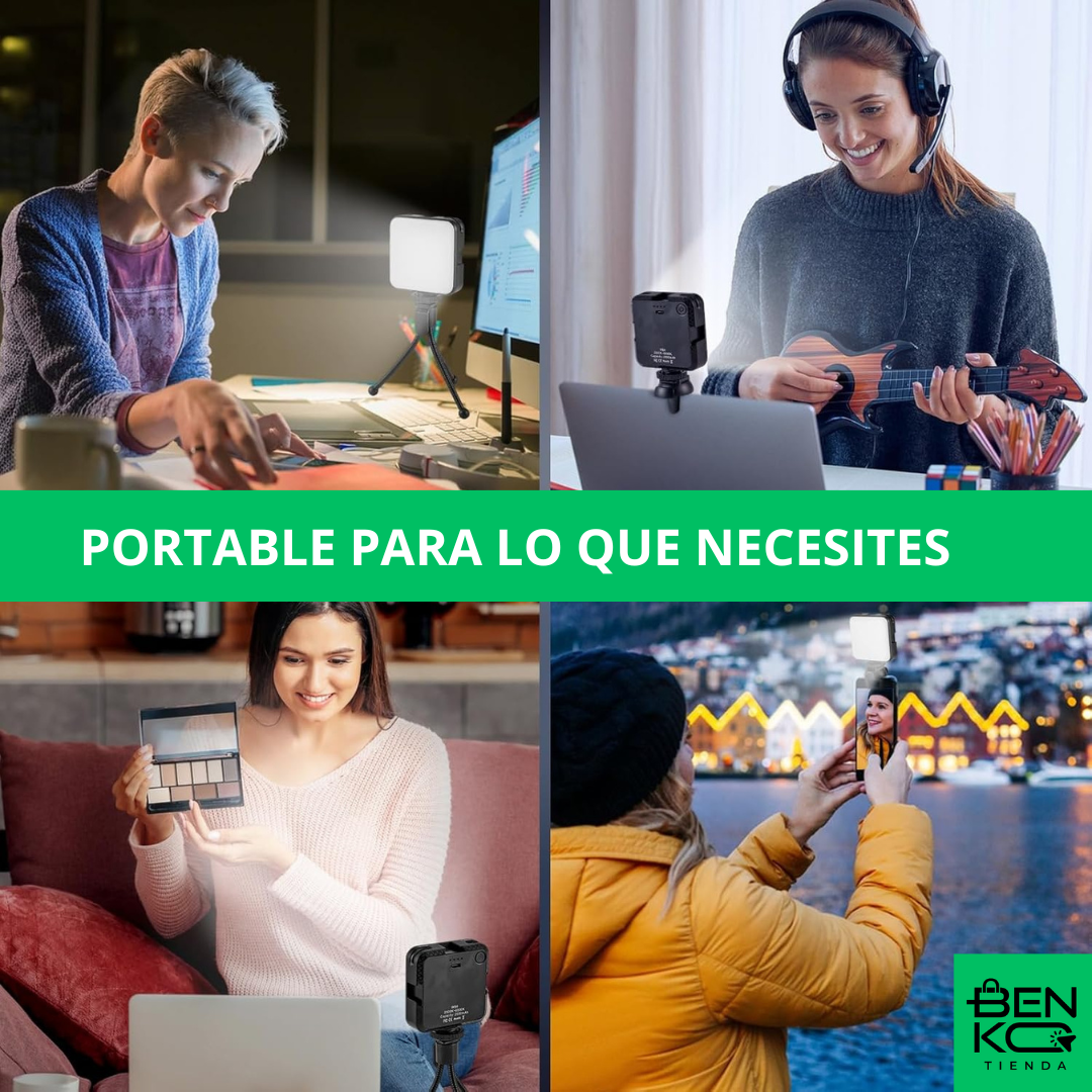 LUZ MÁGICA Portable: Ilumina cada momento como un profesional!