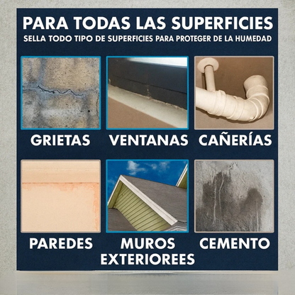 2X1 Adhesivo Impermeable - Sella Filtraciones - Repara grietas y goteras!