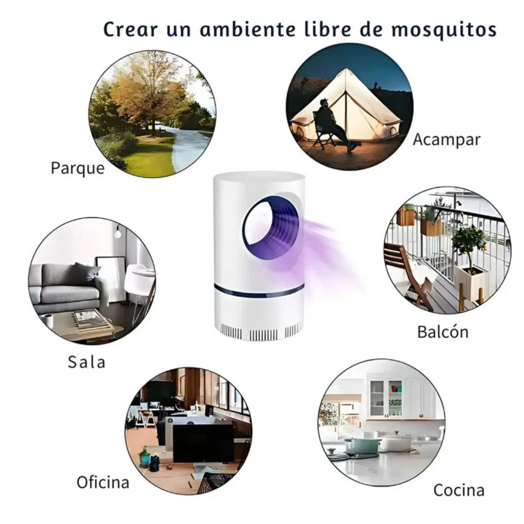 2x1 Lampara Repelente Mata mosquitos - Duerme tranquilo!