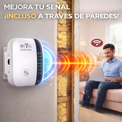 Repetidor WiFi Pro – Alta Cobertura – Sin Zonas Muertas!