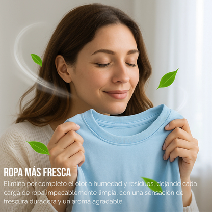 Pastillas Lavadora Pro – Limpieza interior total - Extiende su vida útil!