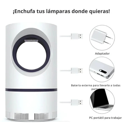 2x1 Lampara Repelente Mata mosquitos - Duerme tranquilo!