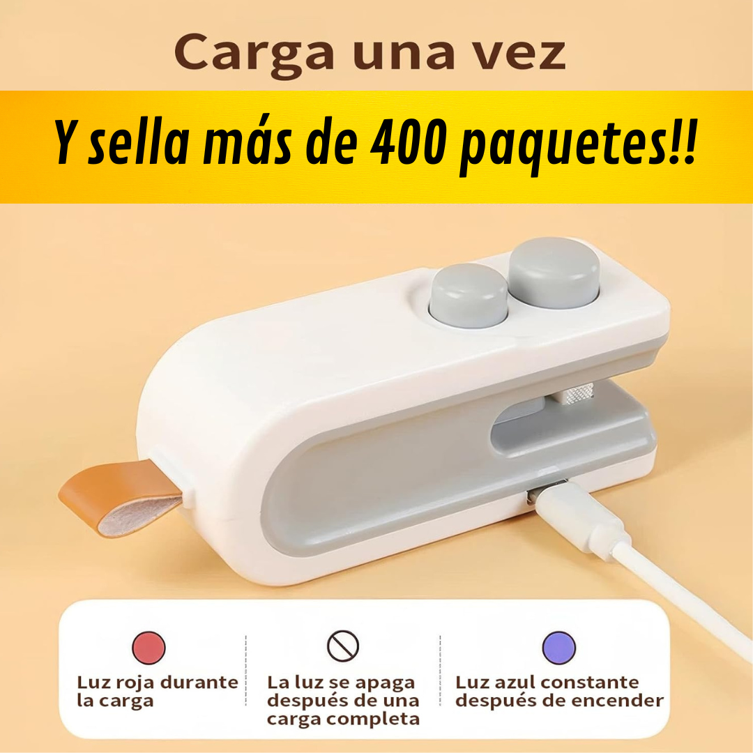 Sellador de Bolsas Recargable!