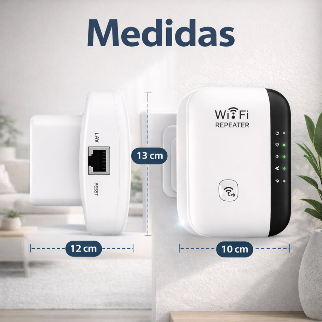 Repetidor WiFi Pro – Alta Cobertura – Sin Zonas Muertas!