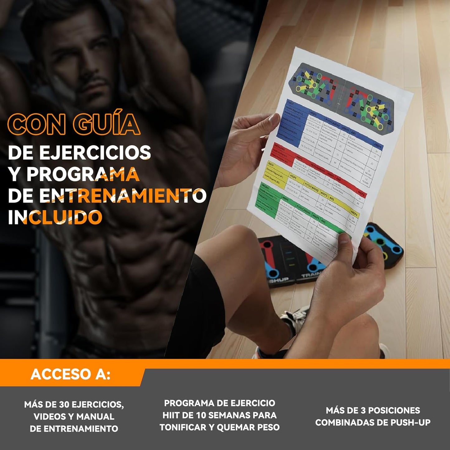 FitPro® – Entrenamiento completo – Sin gimnasio ni máquinas!