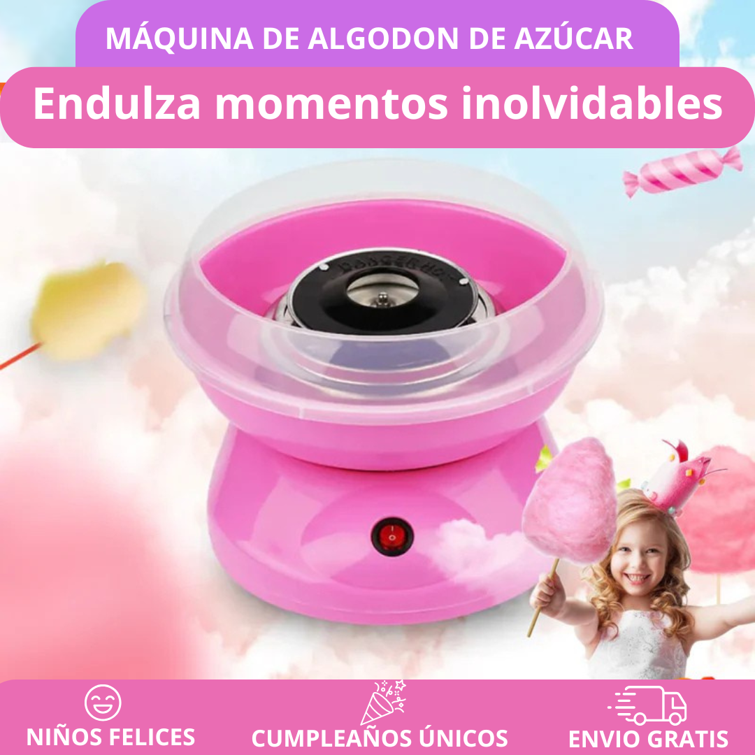Máquina Portátil – Algodón Fácil – Sonrisas en Cada Celebración!