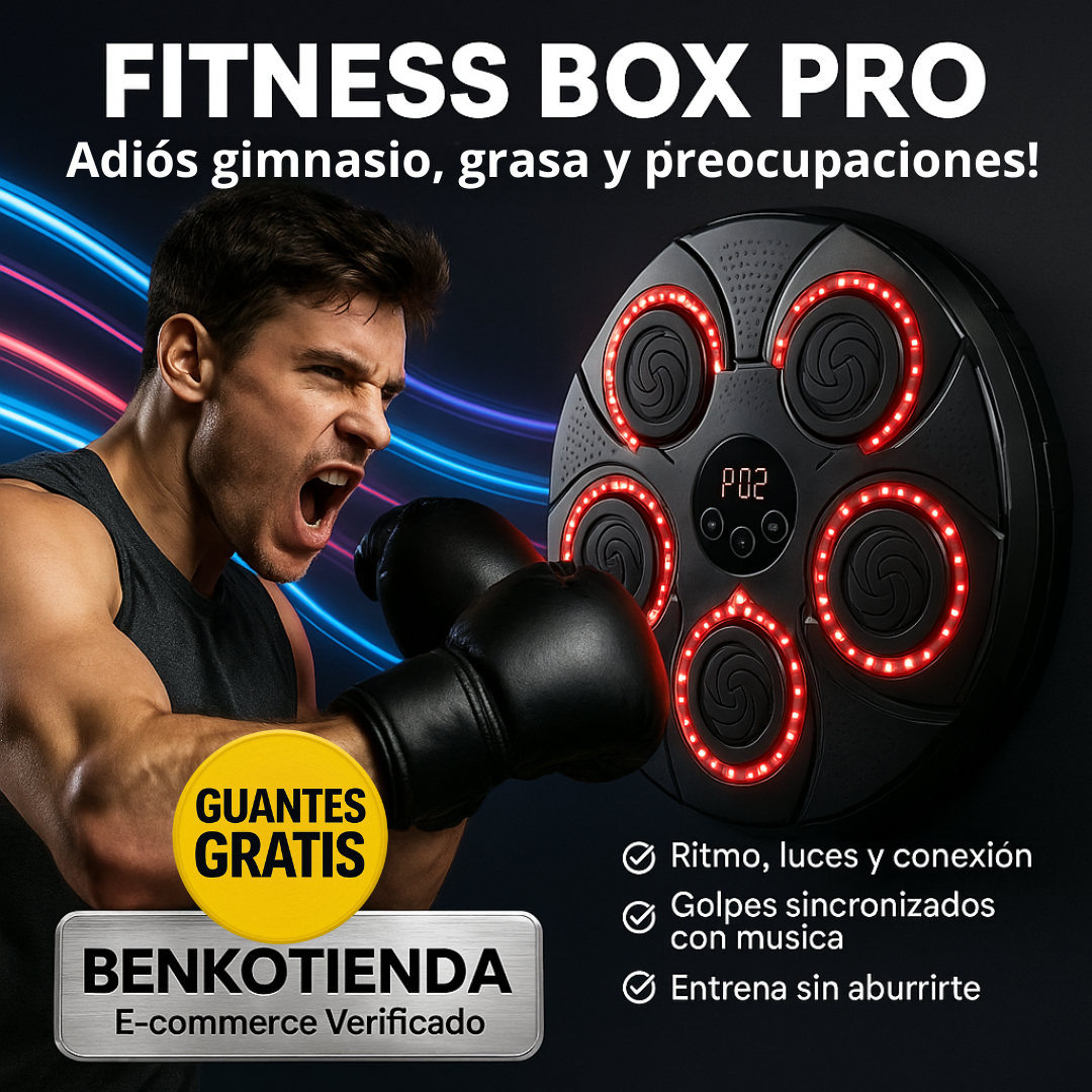 Máquina de Boxeo:  Elimina estrés y grasa desde tu casa!