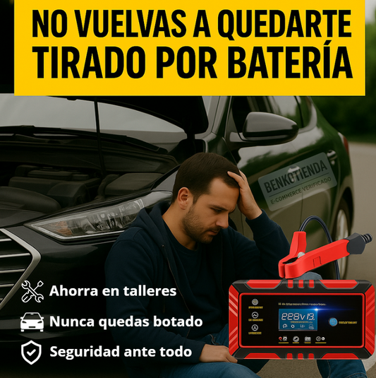 Cargador Inteligente: Que tu vehículo prenda SIEMPRE!