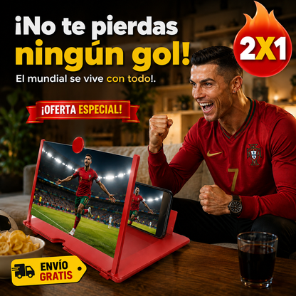 2X1 Ampliador HD Móvil – Ve de verdad – Un cine en todas partes!
