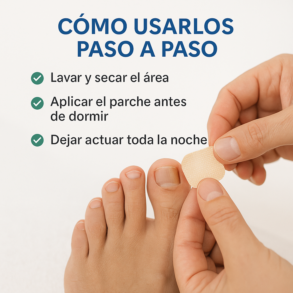 2x1 Parche Antihongos – Tratamiento Directo – Resultados desde el 1er día!