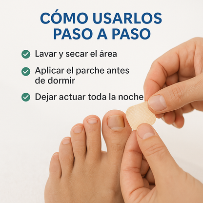 2x1 Parche Antihongos – Tratamiento Directo – Resultados desde el 1er día!