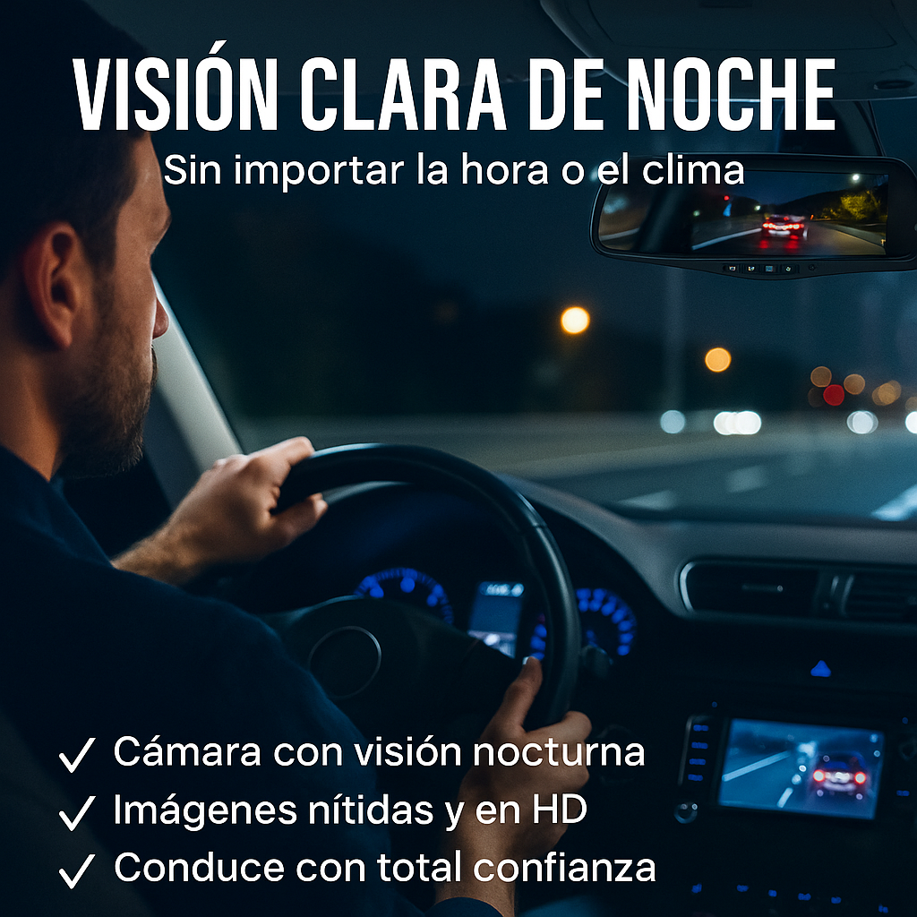 VisionMax 360° : Espejo y cámaras inteligentes.