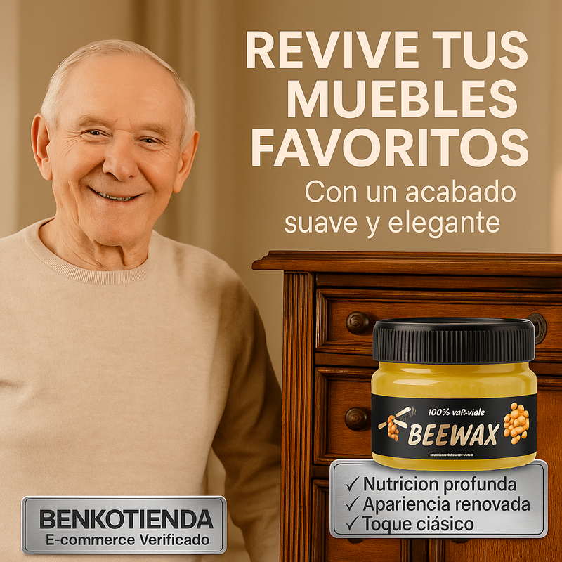 2x1 BeeWax Pro :  Restaurador de mueble 100% Natural!