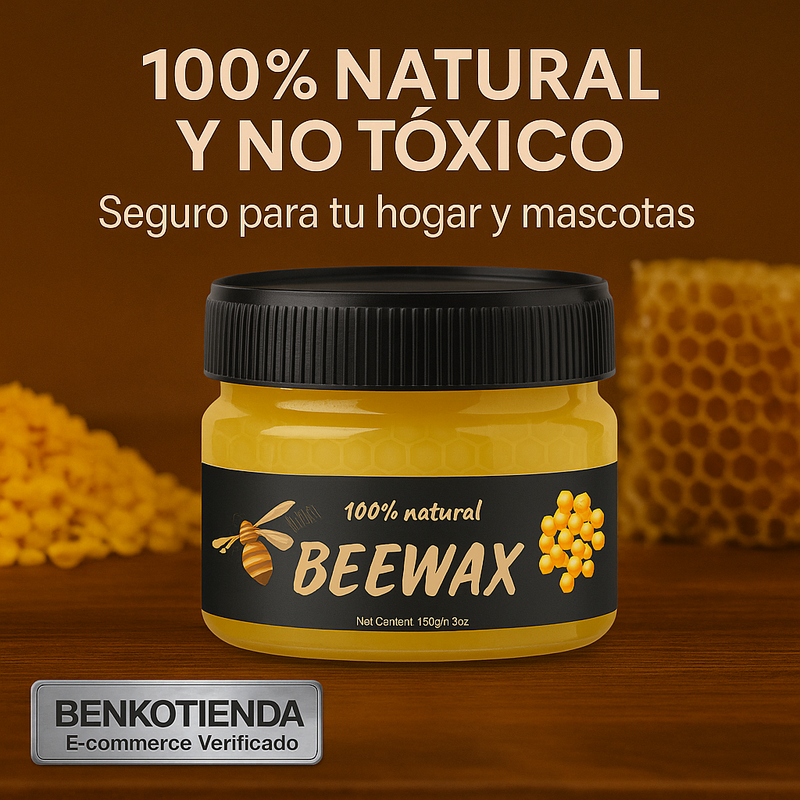 2x1 BeeWax Pro :  Restaurador de mueble 100% Natural!