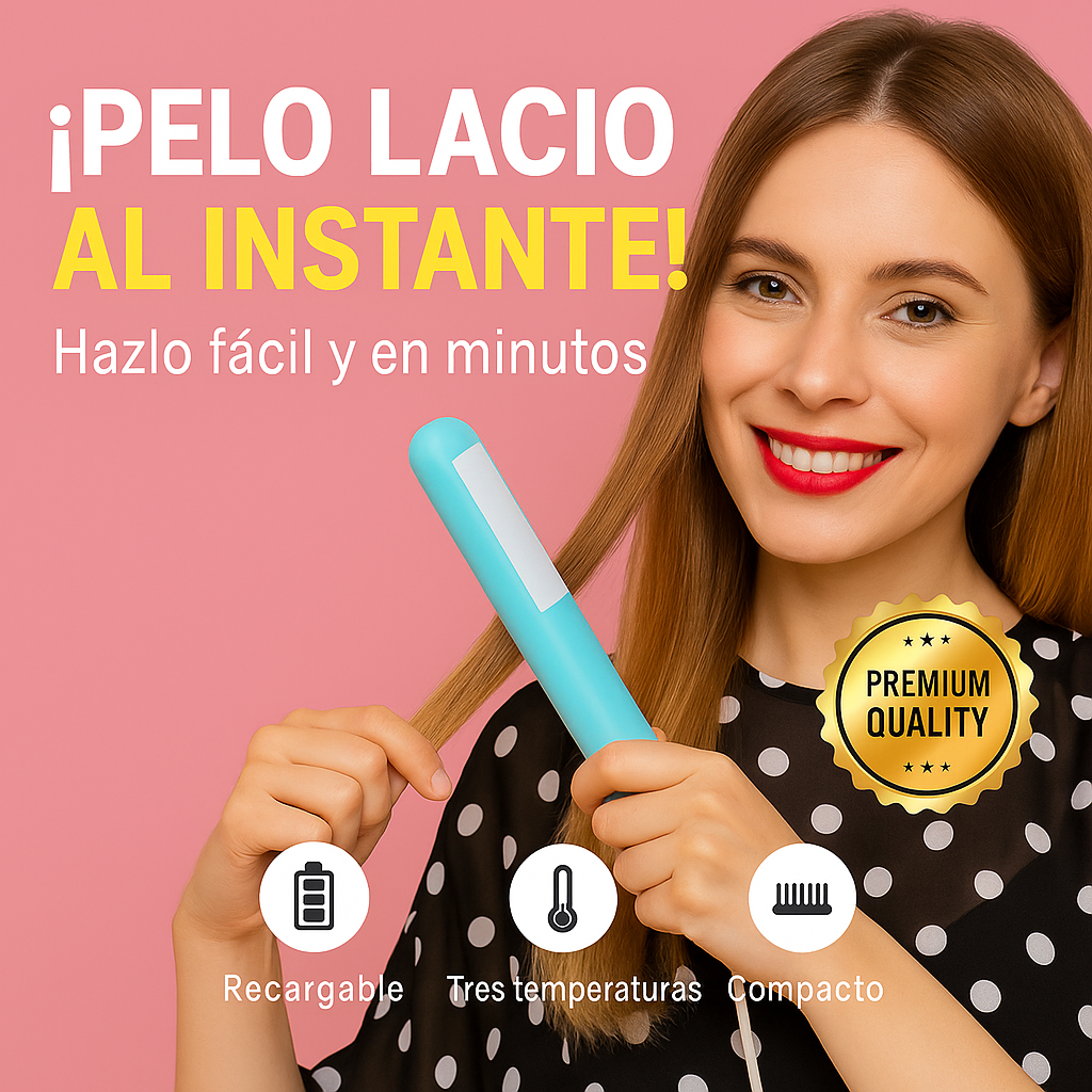 LisoPocket : Plancha alisadora profesional de bolsillo!