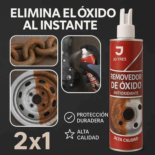Removedor de Óxido en Spray (2x1): Fácil y Duradero!