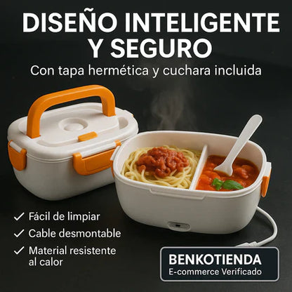 eTermo - Interior de Acero inoxidable - Comida caliente donde vayas!