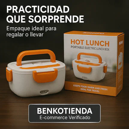 eTermo - Interior de Acero inoxidable - Comida caliente donde vayas!