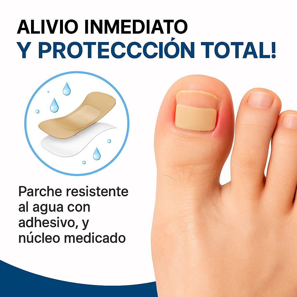 2x1 PARCHES ALIVIO TOTAL: Anti Hongos y Uñas encarnadas!