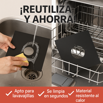 4 Protectores de Cocina:  No más grasa!