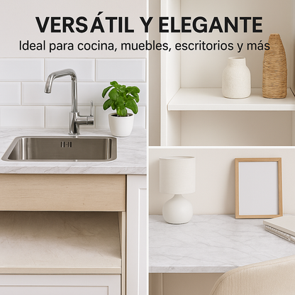 EasyStick™: Vinilo MARMOL Adhesivo - 3Metros para renovarte!