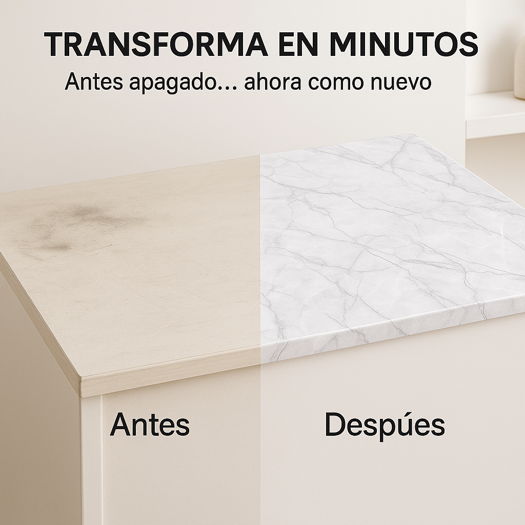EasyStick™: Vinilo MARMOL Adhesivo - 10 METROS para renovarte!