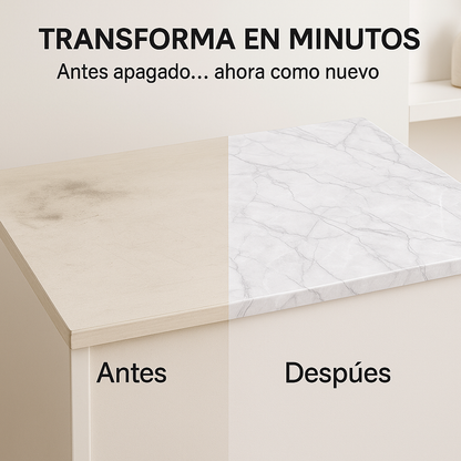 EasyStick™: Vinilo MARMOL Adhesivo - 10 METROS para renovarte!