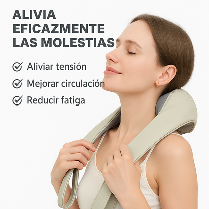 Masajeador 4 en 1 – Relajación Autónoma – Sin depender de nadie!