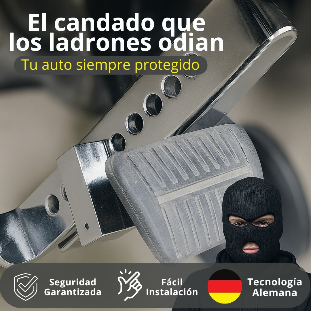 Candado Antirrobo: Tu y tu auto protegido!