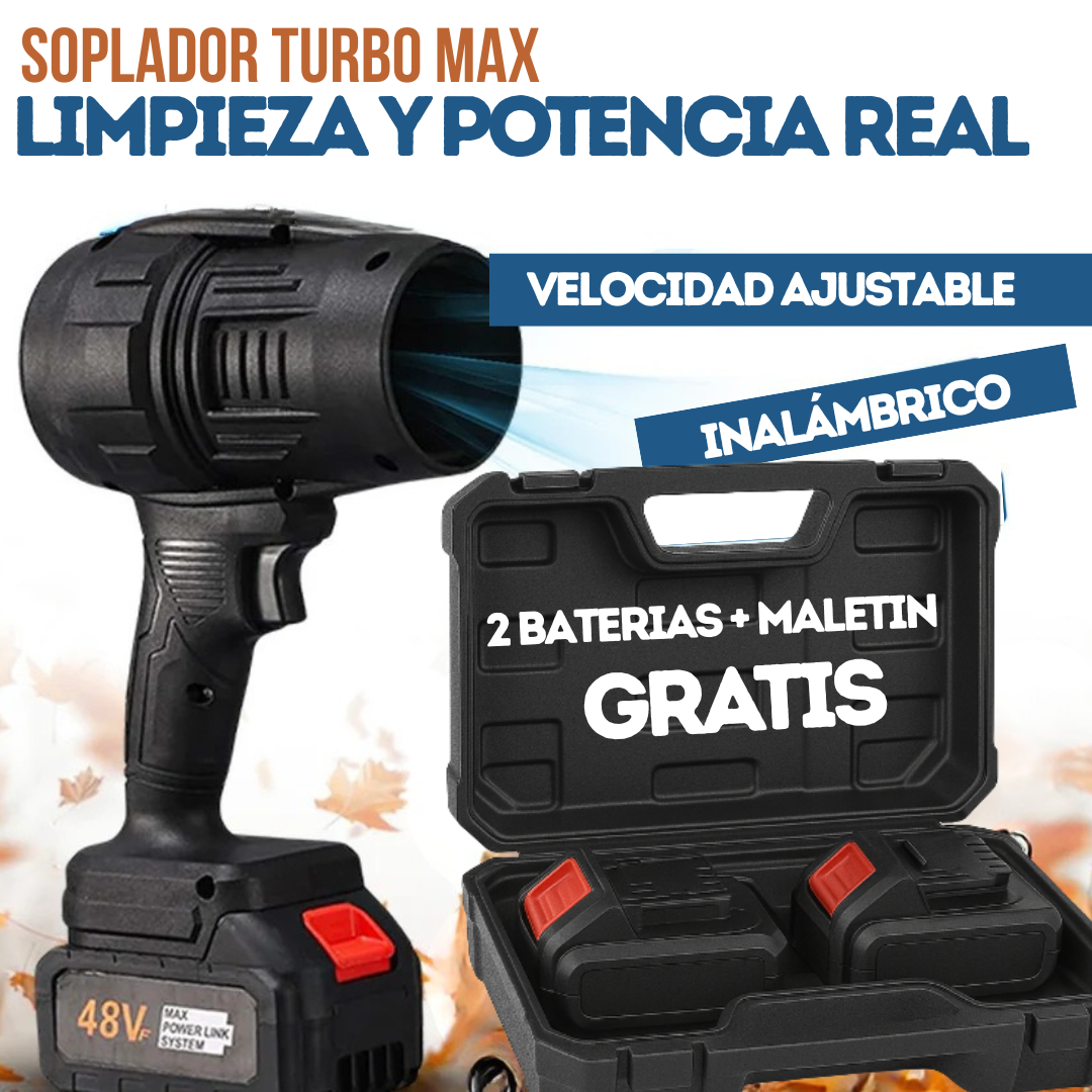 TurboSoplador PRO – Seca, limpia y desaloja polvo + REGALOS!