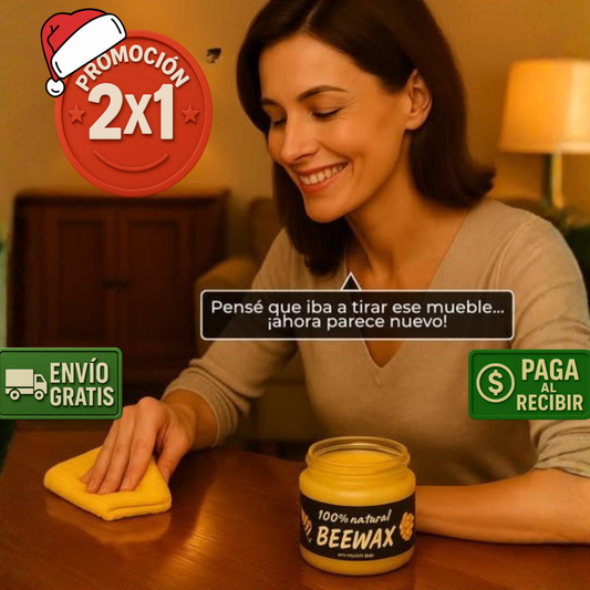 2x1 BeeWax Pro :  Restaurador de mueble 100% Natural!