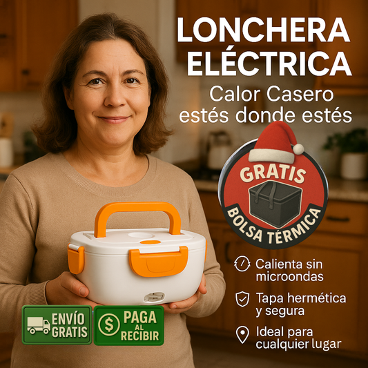 eTermo - Interior de Acero inoxidable - Comida caliente donde vayas!