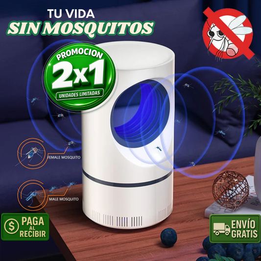 2x1 Lampara Repelente Mata mosquitos - Duerme tranquilo!