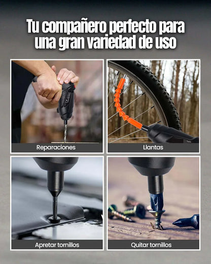 Destornillador inalámbrico: Soluciona todo en segundos + Maletin de Regalo🎁!