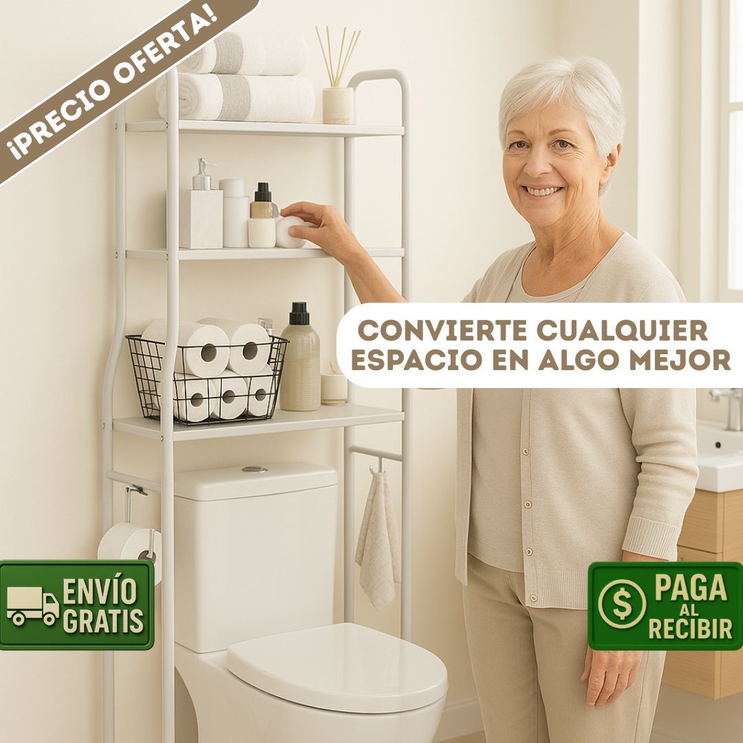 Estante 3 Niveles – Organización Total – Orden en segundos!