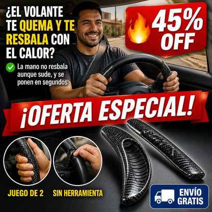 Agarre Antideslizante para Volante – Juego de 2 Piezas — imagen 1