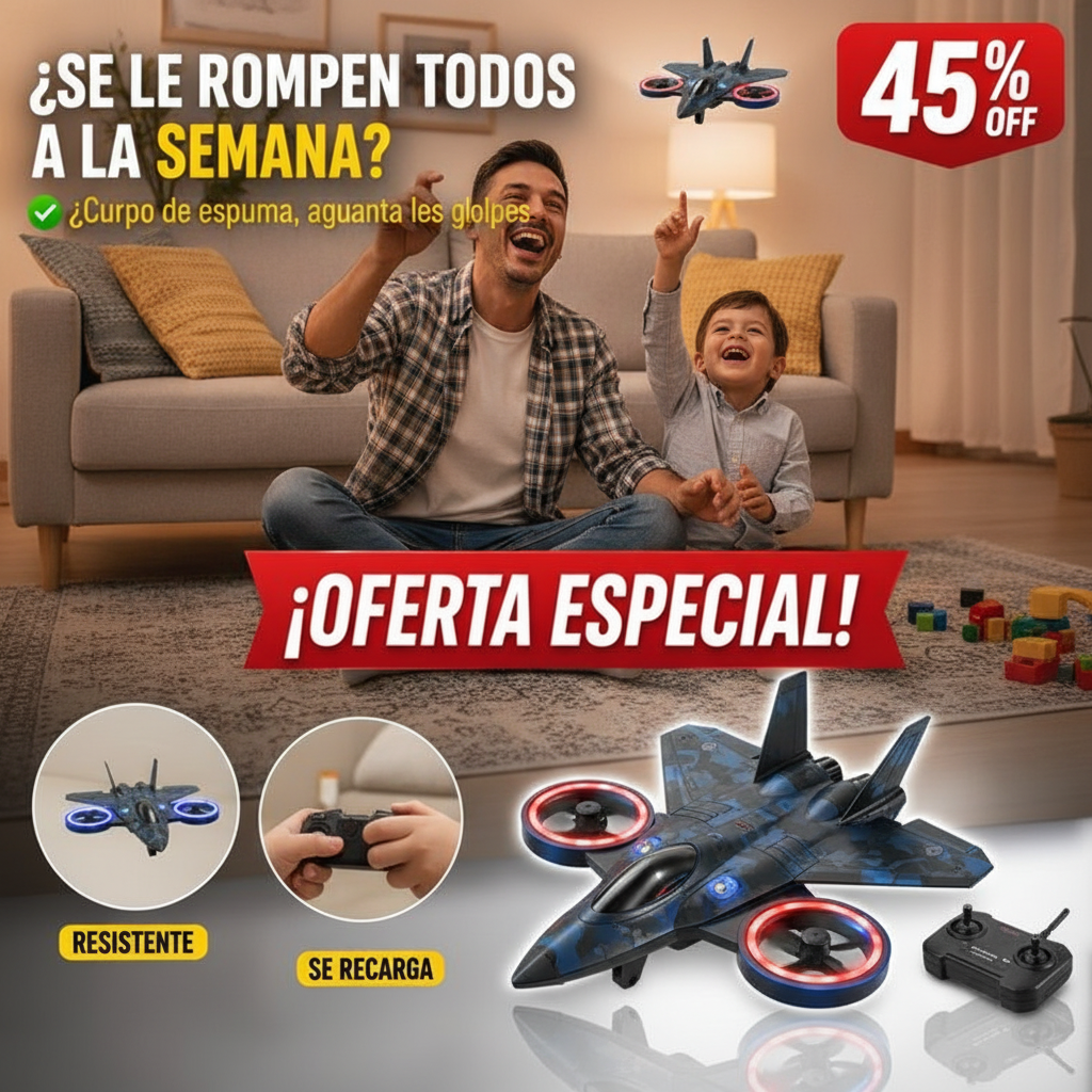 AVION DE COMBATE CONTROL REMOTO — imagen 2