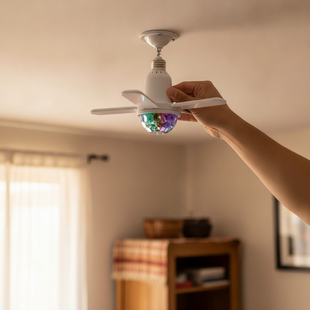 Bombillo con Parlante Bluetooth – Luz, Música y Fiesta en el Mismo Foco — imagen 2