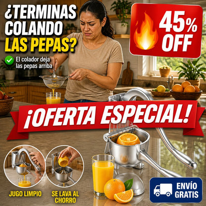 Exprimidor Manual de Aluminio – Saca Hasta la Última Gota — imagen 3