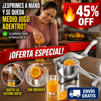 Exprimidor Manual de Aluminio – Saca Hasta la Última Gota — imagen 1