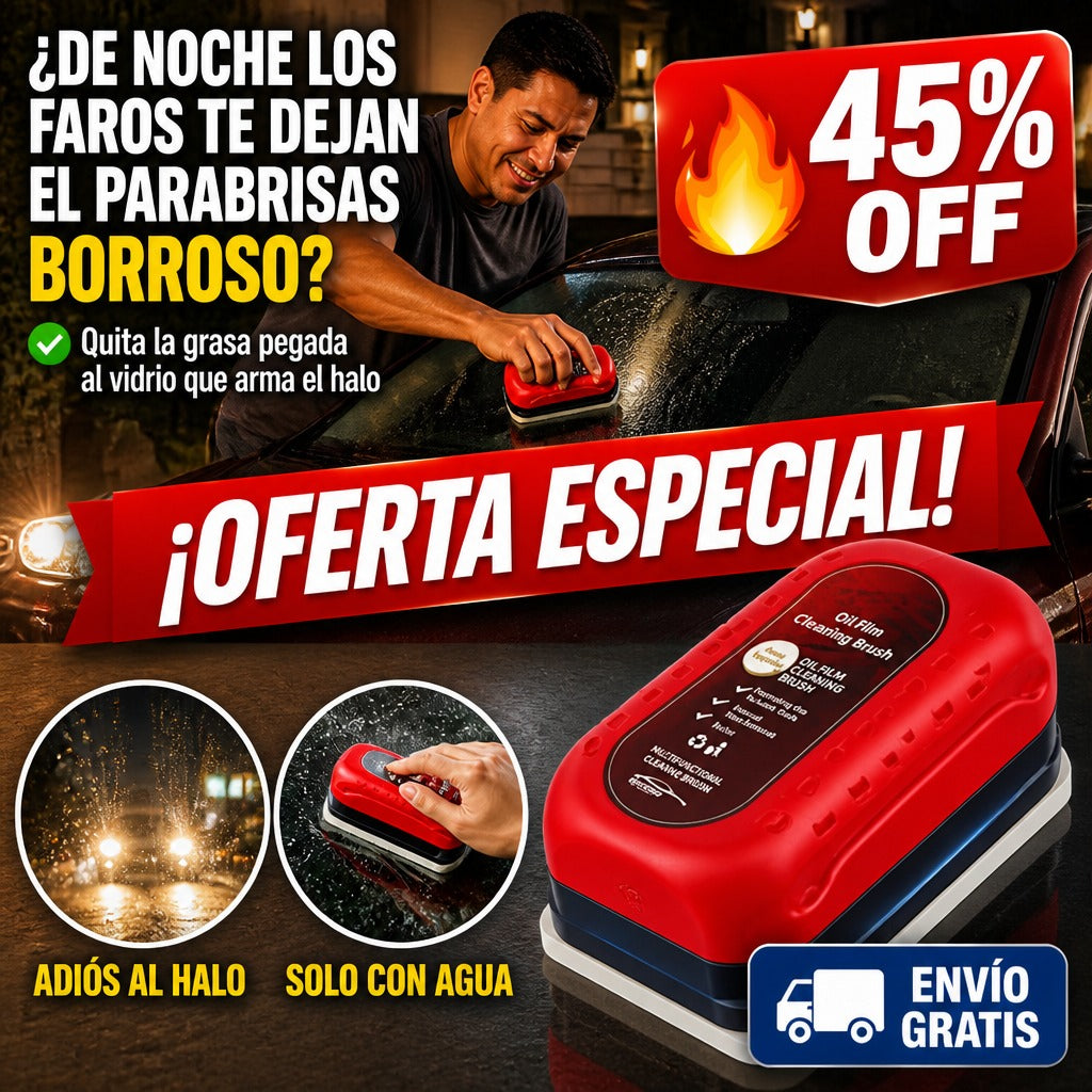 Limpiador Antigrasa para Vidrios – Quita el Halo de Noche — imagen 1