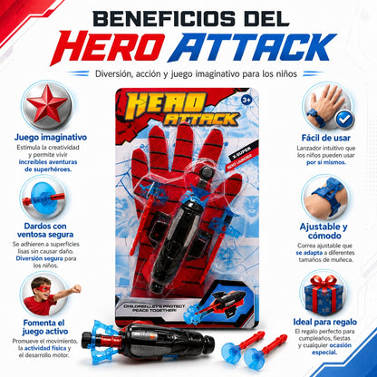 Guante Lanzador Hero Attack Para Ninos — imagen 2