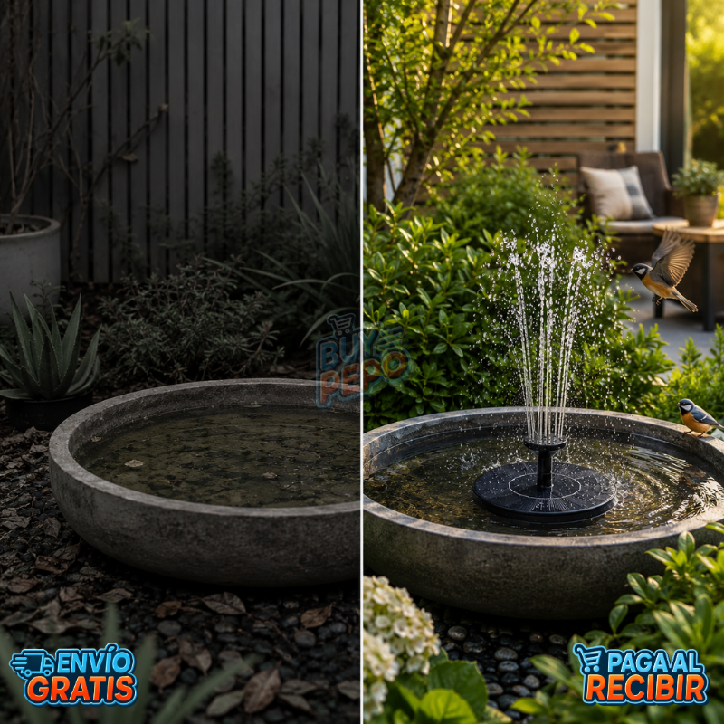 FUENTE DE AGUA CON ENERGÍA SOLAR — imagen 2