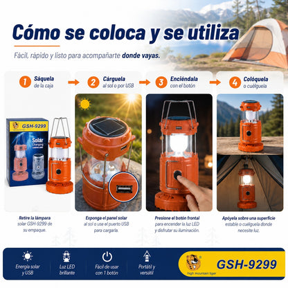 Lampara Led Ventilador De Emergencia — imagen 3