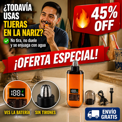 Recortador de Vello Nasal con Pantalla – Sin Tirones ni Dolor — imagen 1