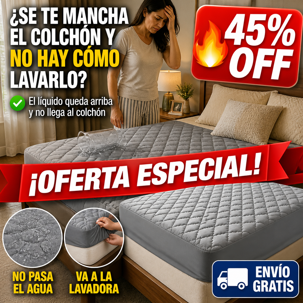 Protector de Colchón Impermeable – Se Derrama y No Pasa Nada! — imagen 1
