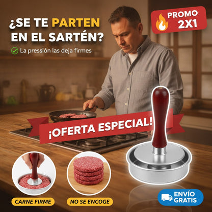 Prensa para Hamburguesas de Aluminio – Todas del Mismo Tamaño — imagen 2