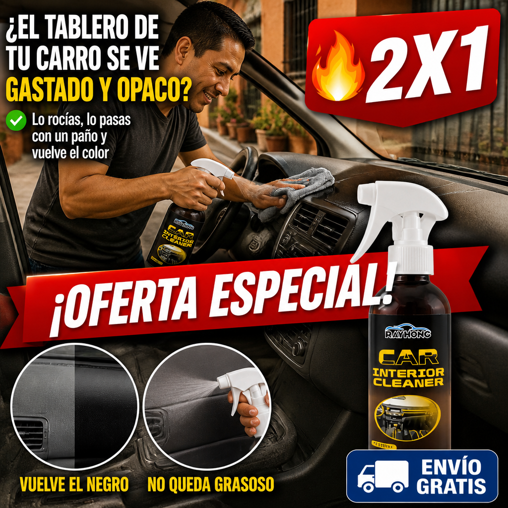 Spray Restaurador de Interior – Deja el Carro Como de Agencia — imagen 1